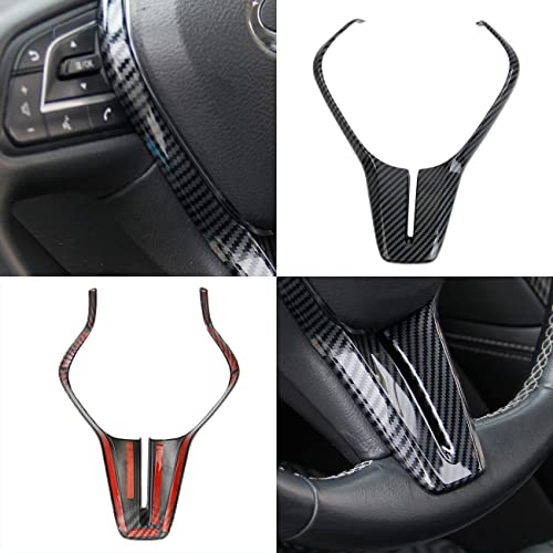 Fewshaw Steering Wheel Cover Molding Trims Accessoriess for Infiniti Q50 2014-2024 QX50 QX55 Q60 2017-2023 (Carbon Fiber Pattern) - Image 5