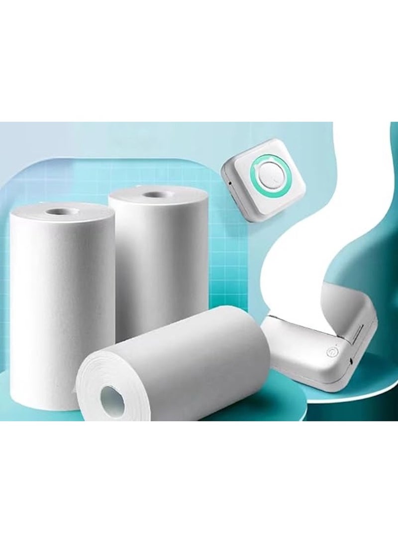 Huitich Adhesive Thermal Printer Paper Roll – 56mm x 26mm for Barcode Labels - Image 2