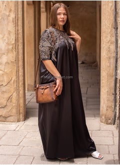 Maple's Embroidered Black Dress  - Image 1