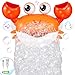 Gigilli Crab Baby Bath Toys Rechargeable Bath Bubble Machine for Toddler Automatic Shower Bathtub Bubble Maker with Music Control for Kids Ages 13 612 1218 Months 1st Birthday Easter Gifts - Image 2