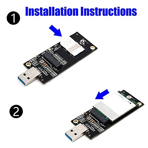 Mustpoint NGFF(M.2) Key B to USB 3.0 Adapter with SIM 6Pin Slot for WWAN/LTE Module - Image 2