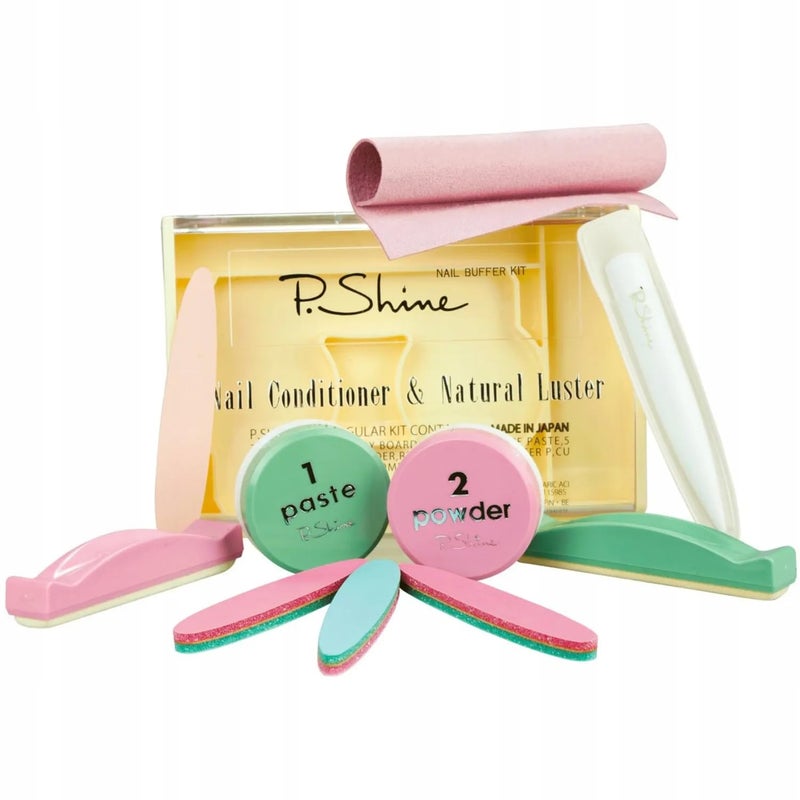 PSHINE Japanese Manicure Set  Powder Nail Kit  Nail Strengthener For Damaged Nails  Professional Nail Kit  Nail Plate Care  Nail Repair For Damaged Nails  Nail Strengthener And Growth