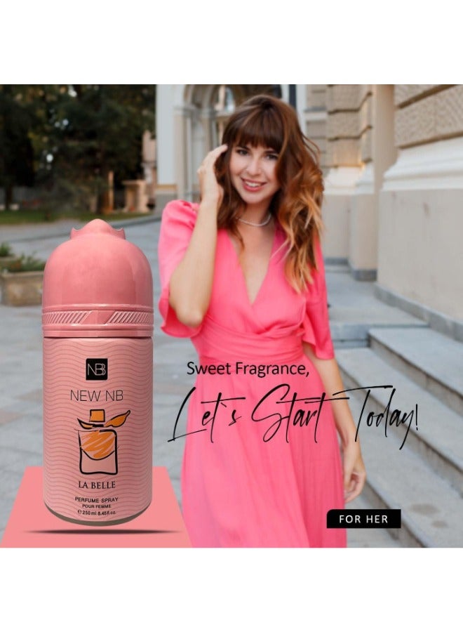 NEW NB Unbranded La Belle Deodorant Perfume pour femme - 250ml | Elegant & Long-lasting - Image 5