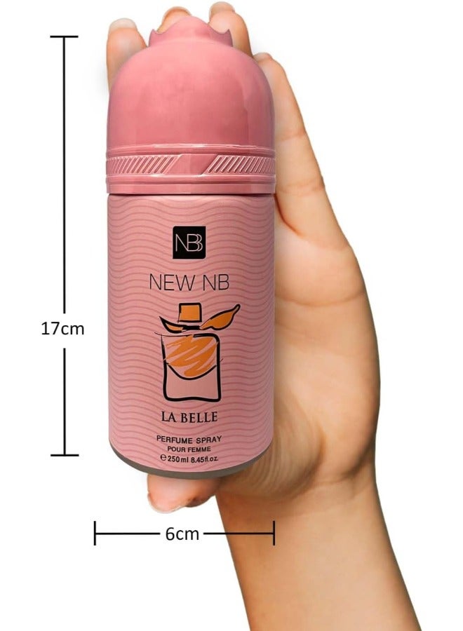 NEW NB Unbranded La Belle Deodorant Perfume pour femme - 250ml | Elegant & Long-lasting - Image 3