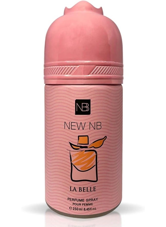 NEW NB Unbranded La Belle Deodorant Perfume pour femme - 250ml | Elegant & Long-lasting - Image 1