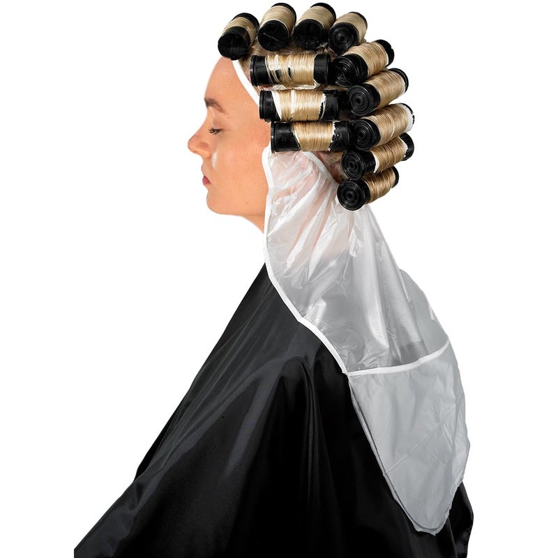 Betty Dain Betty Dain Chemical Neutralizing Cap for Processing Curls and Chemical Treatments - Soft Reusable Vinyl with Sealed Pocket to Catch Chemical Run-off, Ideal for Perms and Treatments using Chemicals