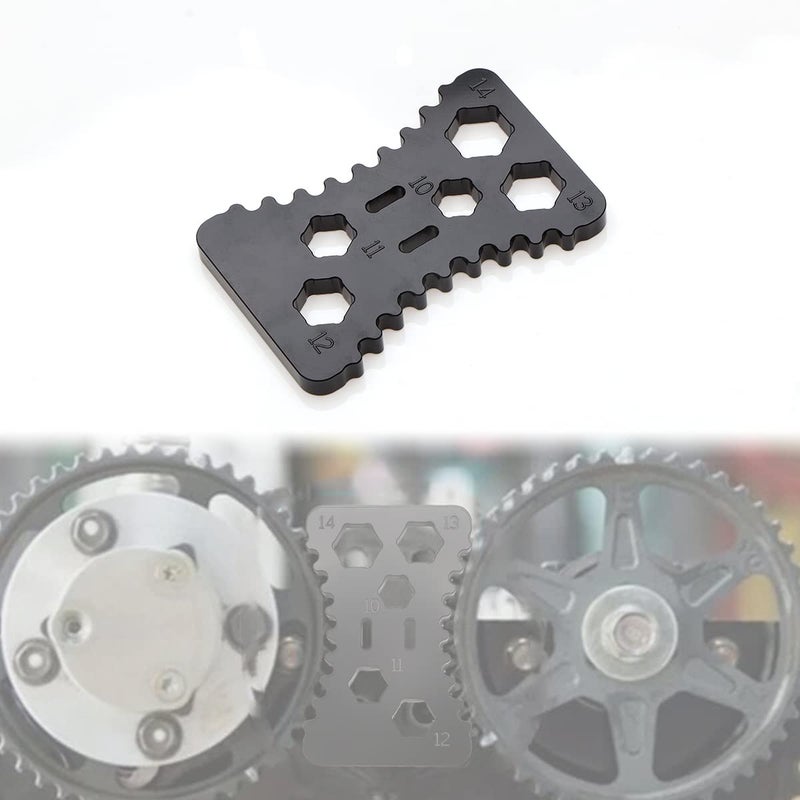 URLWALL Camshaft Locking Tool for Mazda Miata X-5 1990-2005, Aluminum Engine Cam Gear Lock Timing Belt Installation Tool, Cam Crank Sprockets Shaft Locking Bolts Tool to Hold Cam Gear (Black)