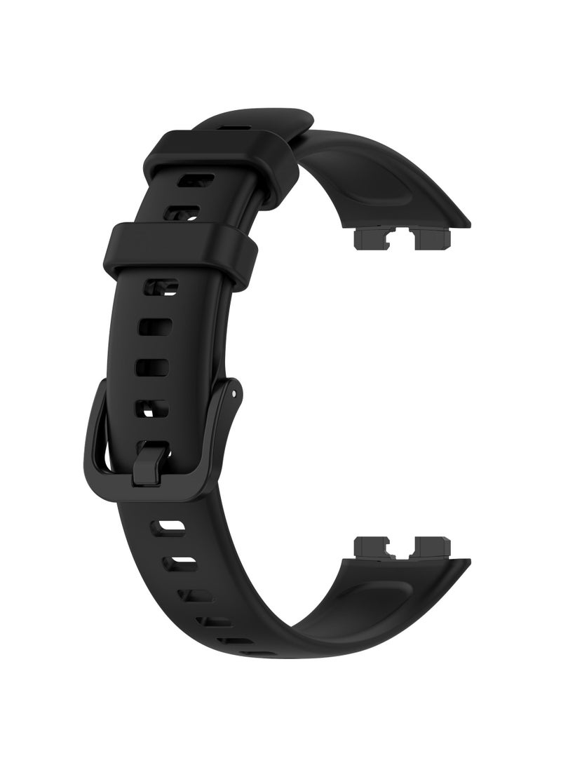 Straps Compatible with Huawei Band 10,Band 9,Band 8 Soft TPU Band for Men and Women,Black - Image 4