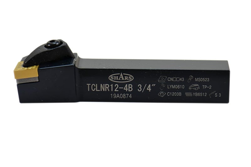 3/4" Right Hand TCLN T-Type Clamp Indexable Turning Tool Holder for CNMG Insert 404-7830 New P]