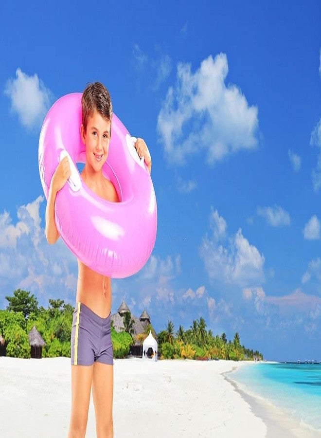 Luxafare Inflatable Pool Floats for Adult Swim Ring Tube Toys for Swimming Pool Outdoor Beach Party Swimming Tube Ring with Handle Floating Raft Ring Raft Tube for Beach Tube Ring for Adult and Kids - Image 4