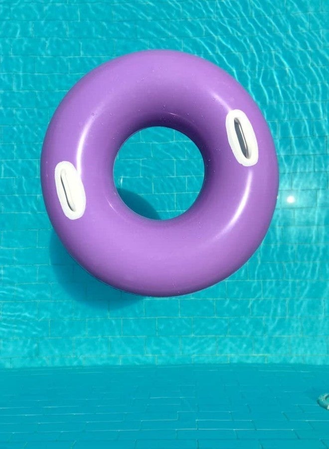 Luxafare Inflatable Pool Floats for Adult Swim Ring Tube Toys for Swimming Pool Outdoor Beach Party Swimming Tube Ring with Handle Floating Raft Ring Raft Tube for Beach Tube Ring for Adult and Kids - Image 2