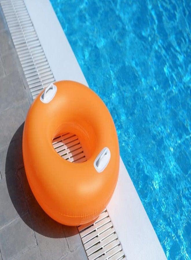 Luxafare Inflatable Pool Floats for Adult Swim Ring Tube Toys for Swimming Pool Outdoor Beach Party Swimming Tube Ring with Handle Floating Raft Ring Raft Tube for Beach Tube Ring for Adult and Kids - Image 3