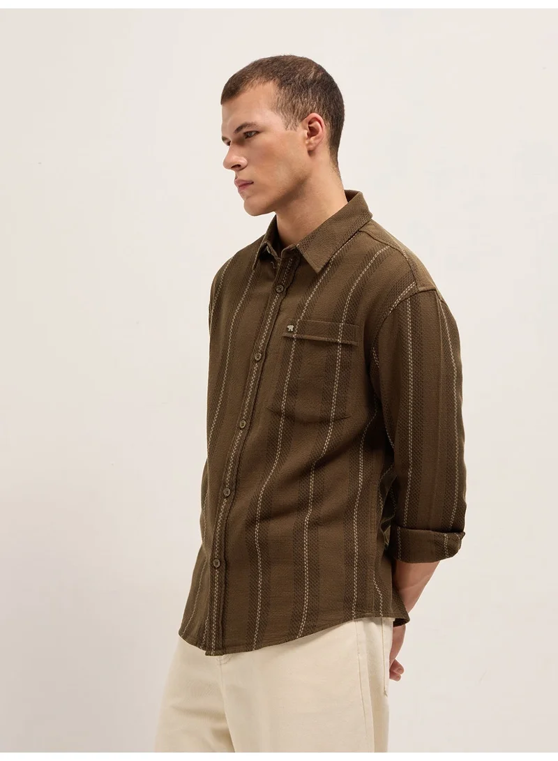 The Bear House  Men’s Trendy Shacket for All Seasons | Casual Overshirt Jacket for Men | Versatile Outerwear Layer for Office, Streetwear & Travel | Modern Smart Look for Everyday Outfits for Men | Best Price UAE