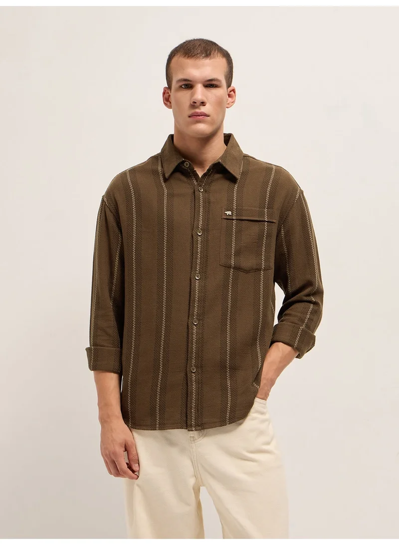 The Bear House  Men’s Trendy Shacket for All Seasons | Casual Overshirt Jacket for Men | Versatile Outerwear Layer for Office, Streetwear & Travel | Modern Smart Look for Everyday Outfits for Men | Best Price UAE