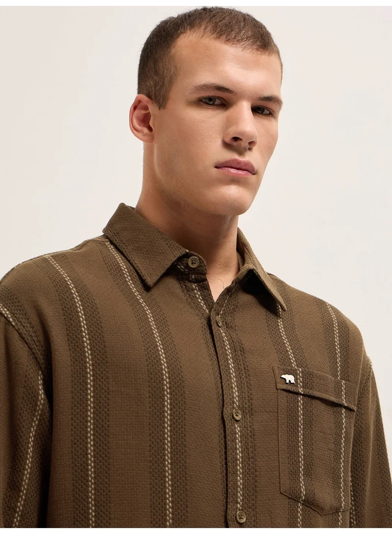 The Bear House  Men’s Trendy Shacket for All Seasons | Casual Overshirt Jacket for Men | Versatile Outerwear Layer for Office, Streetwear & Travel | Modern Smart Look for Everyday Outfits for Men | Best Price UAE