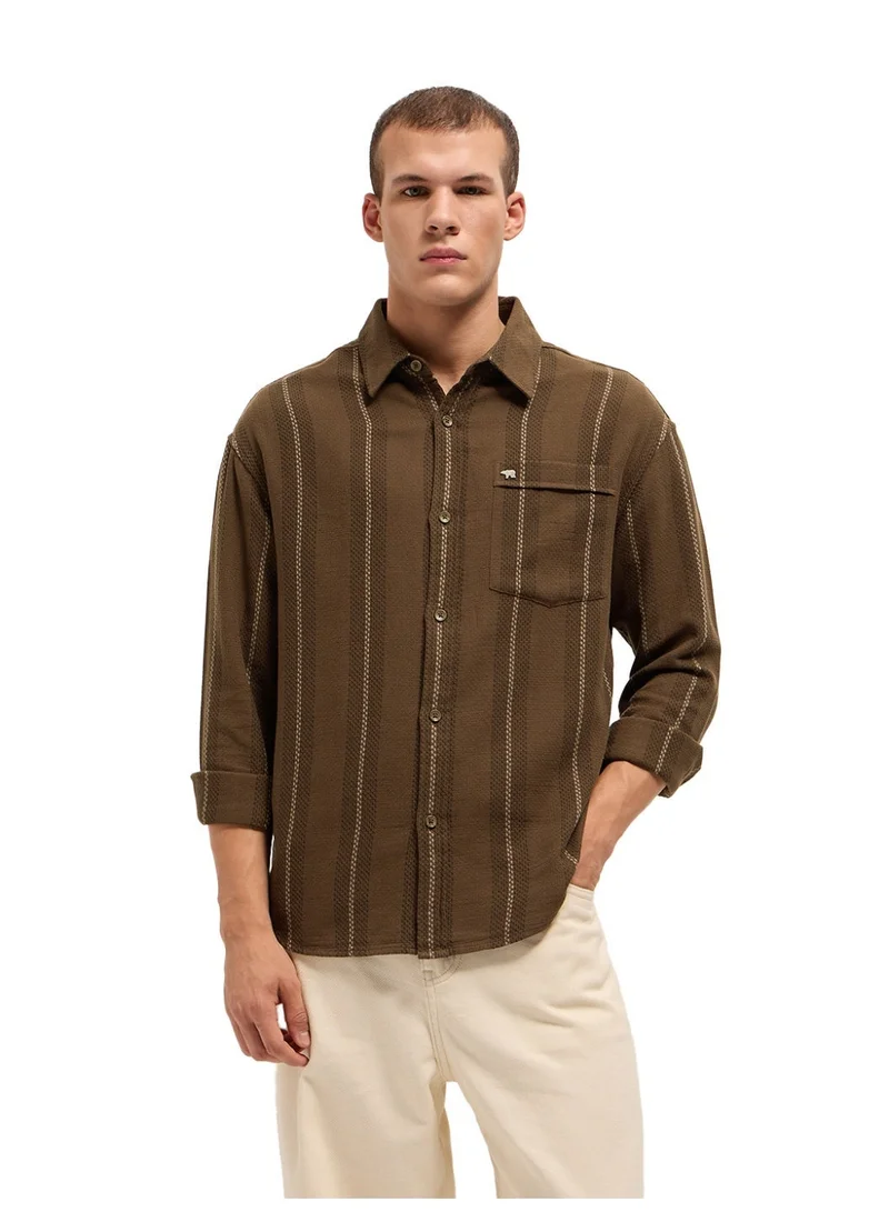 The Bear House  Men’s Trendy Shacket for All Seasons | Casual Overshirt Jacket for Men | Versatile Outerwear Layer for Office, Streetwear & Travel | Modern Smart Look for Everyday Outfits for Men | Best Price UAE
