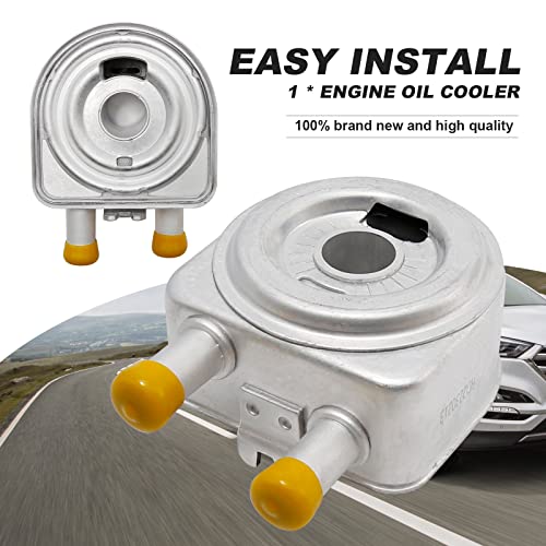 DUZFOREI Engine Oil Cooler Replacement for Hyundai Kia Sonata Tucson Optima 2.0L 2.4L 2006-2015 264102G000 - Image 3
