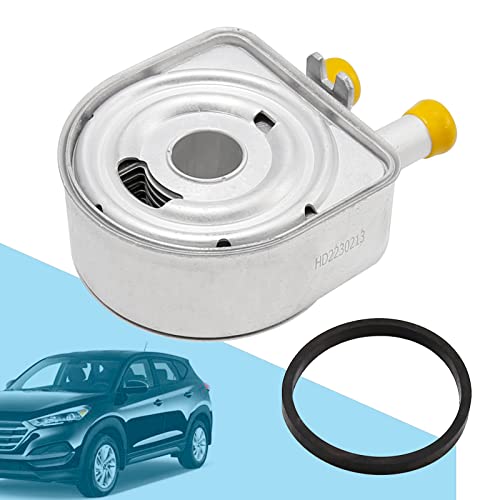 DUZFOREI Engine Oil Cooler Replacement for Hyundai Kia Sonata Tucson Optima 2.0L 2.4L 2006-2015 264102G000 - Image 2