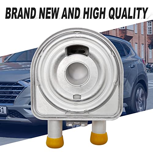 DUZFOREI Engine Oil Cooler Replacement for Hyundai Kia Sonata Tucson Optima 2.0L 2.4L 2006-2015 264102G000 - Image 4