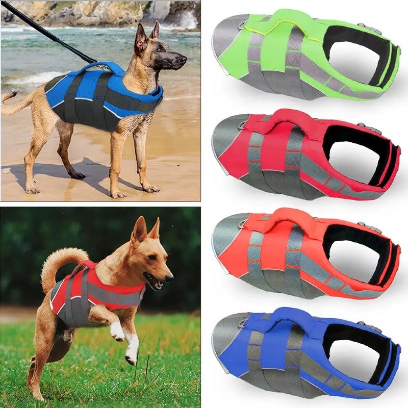 Bluejw Foreign Trade Summer Dog Life Jacket Vest Polyester Leisure Multi-Color  Large Buoyancy 133.33cm Inch Dog Life Jacket Vest - Image 3