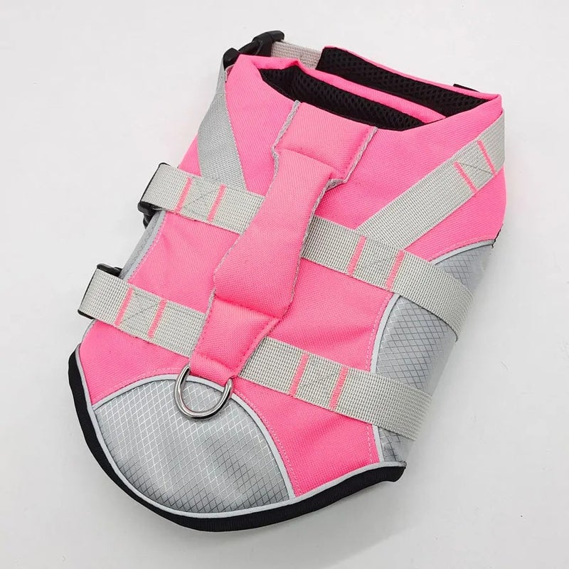 Bluejw Foreign Trade Summer Dog Life Jacket Vest Polyester Leisure Multi-Color  Large Buoyancy 133.33cm Inch Dog Life Jacket Vest - Image 1