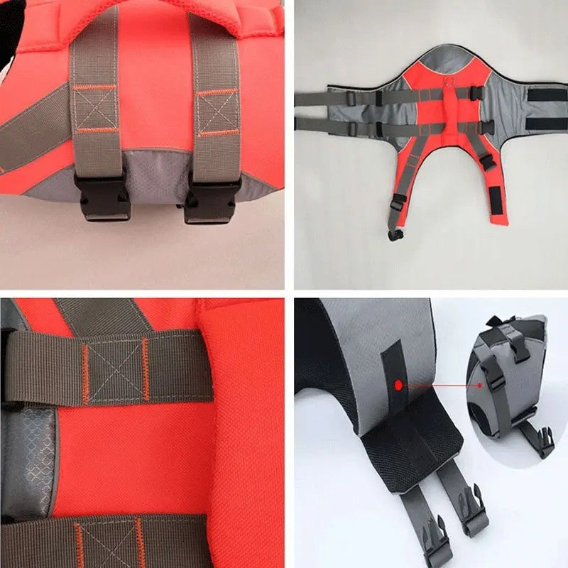 Bluejw Foreign Trade Summer Dog Life Jacket Vest Polyester Leisure Multi-Color  Large Buoyancy 133.33cm Inch Dog Life Jacket Vest - Image 5