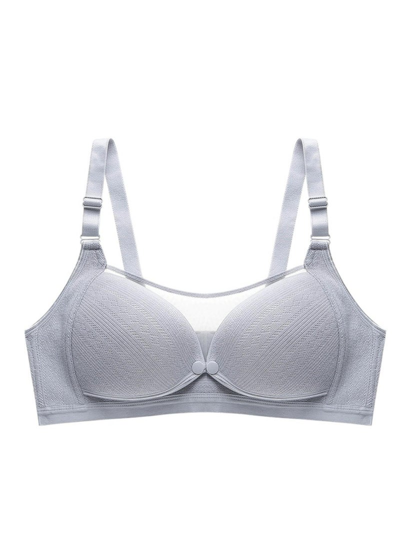 Generic Women Nursing Maternity Feeding Front Open Button Bra  - Image 4