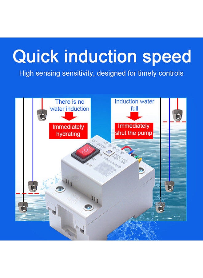 Generic - Fully Automatic Water Level Controller Water Tower Well Pool Water Pump Water Supplys and Drainage Controller - Image 1