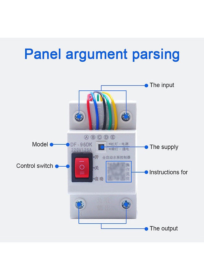 Generic - Fully Automatic Water Level Controller Water Tower Well Pool Water Pump Water Supplys and Drainage Controller - Image 1