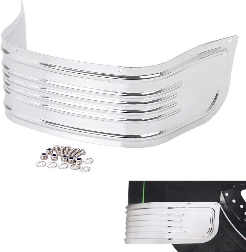 XMMT Chrome Front Lower Fender Trim Skirt For Harley Touring Road King Electra Glide Ultra Classic Tri Glide Ultra Road Glide Street Glide 1980-2013 - Image 2