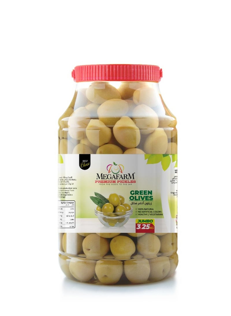 Pickled Green Olives Jumbo 3.25kg - pzsku/Z79F4AFE7224FAA54A200Z/45/_/1715163988/17220358-f5cc-4e5c-8a9d-2dab579869a9