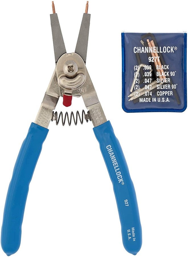 CHANNELLOCK, 927, 8" INTERNAL/EXTERNAL RETAINING RING PLIER - Image 1