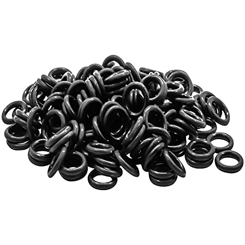 ThreeBulls 120Pcs Clear Rubber O-Ring Keyboard, O-Rings Keycaps, Switch Dampeners Keycap, for Cherry MX Key Switch Keyboards Dampers,Black - Image 1