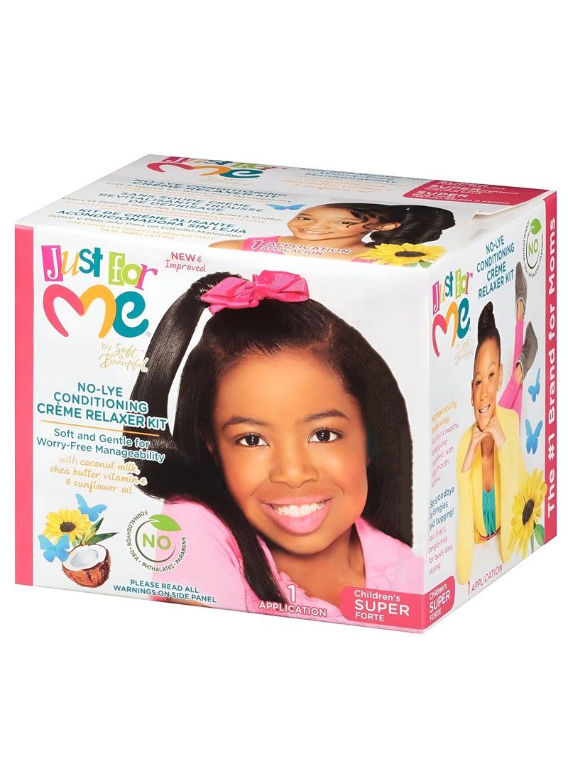 Just for Me No-Lye Conditioning Cream Relaxer Kit 