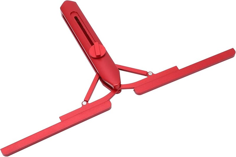 منقلة احترافية لنسخ زوايا منشار الزاوية، خفيفة الوزن من سبائك الألومنيوم، من 0 إلى 180 درجة، باللون الأحمر، لأعمال النجارة والنجارة DIY - Image 3