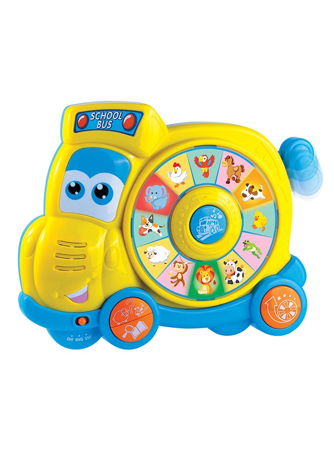 Happy Kids حافلة المدرسة التفاعلية ليتل ليرنرز - لعبة تعليمية تفاعلية للأطفال الصغار - Image 2