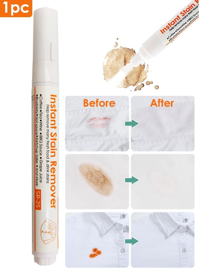 Flysea Stain Remover Pen Instant Spot Cleaning Bleach Pen for Clothes Remove Blood Food Drinks Grease Stains Makeup Dirt Ink for Travel Outdoors Essentials - Image 1
