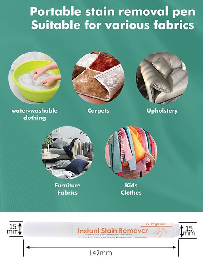 Flysea Stain Remover Pen Instant Spot Cleaning Bleach Pen for Clothes Remove Blood Food Drinks Grease Stains Makeup Dirt Ink for Travel Outdoors Essentials - Image 4