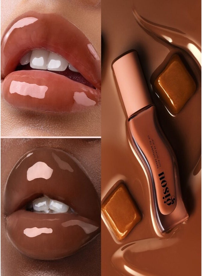 Gisou Honey Infused Lip Oils Glazed Lips Trio 24ml – Hydrating Glossy Lip Set - Image 3