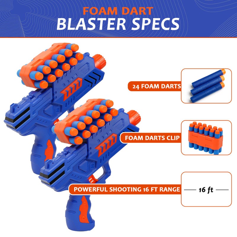 GMAOPHY Digital Shooting Targets with 2 Foam Dart Toy Blaster, Kids Shooting Game Toys, Electronic Scoring Auto Reset 4 Targets, Birthday for Ages 5 6 7 8 9 10+ Years Old Kids Boys Girls - Image 5