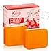 Koji White 4% Kojic Acid Dark Spot Corrector Soap for Sensitive Skin - Moisturizes with Vitamin C, Licorice Root Extract, Hydrating & Even Tone Cleansing Bar for Face & Body, Vegan, 3.52 Oz (2 Bars) - Image 2