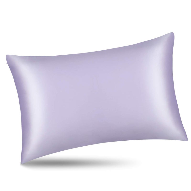 ألاسكا بير ألاسكا دب حرير وسادة للشعر ومجموعة الجلد من 2 نقي نقي 22 Momme Mulberry Silk Pillow Cases Size Size for Bles - Image 2