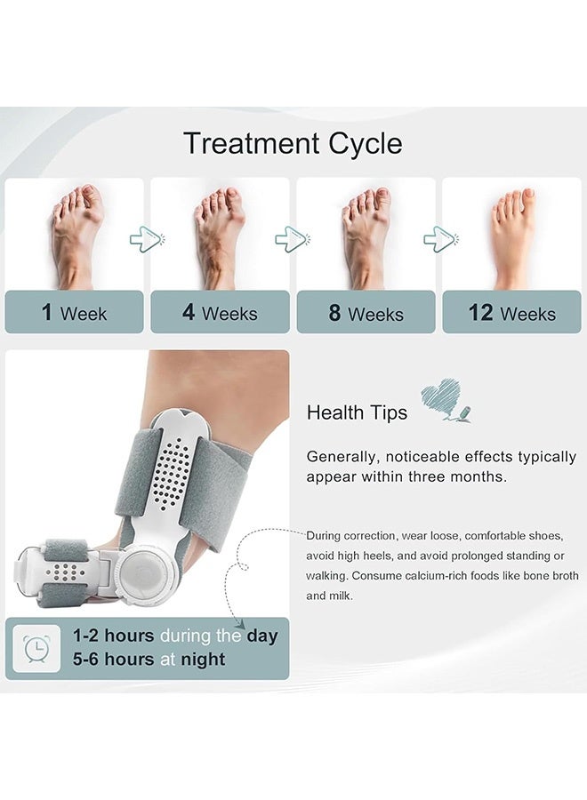 Bukela Toe orthosis, toe bunion orthosis, adjustable knob suitable for men and women left and right feet - Image 3
