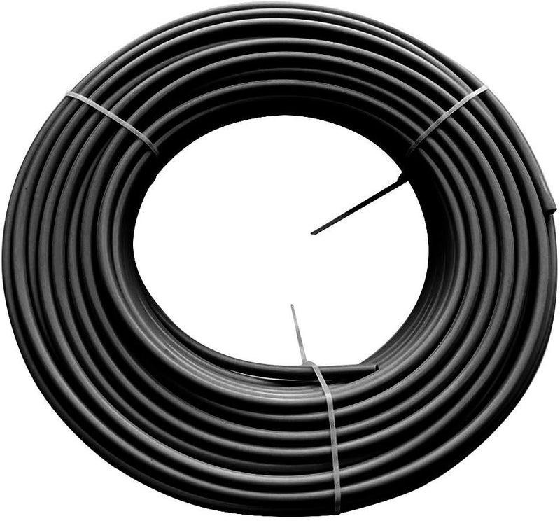 Beduan Pneumatic Nylon Tube 1/4"OD SAEJ844 Air Line Hose (32.8ft, Black) - Image 1
