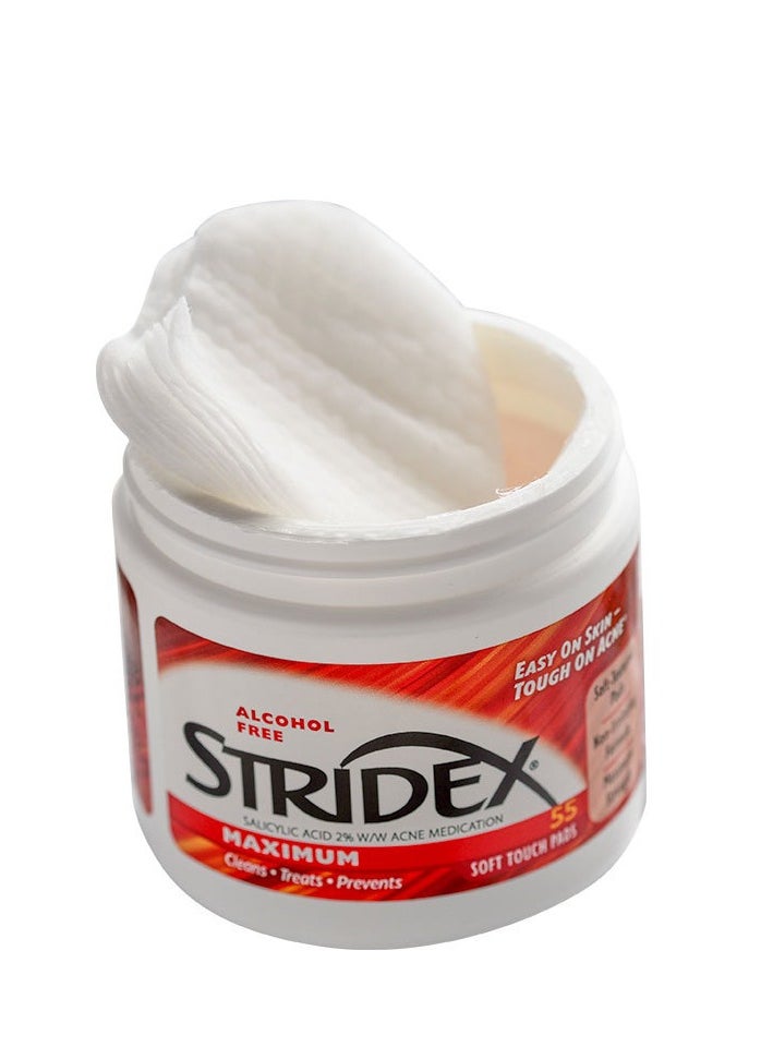 Stridex - 55-Piece Medicated Soft Touch Pad - Image 1