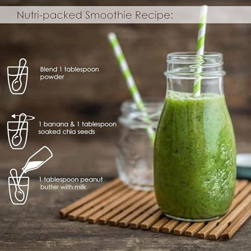 Homeda Organic Moringa Powder Superfood (200g) Moringa Leaves Powder for Weight Loss, Eating & Immunity, Height, Kids - Drumstick Juice, Murungai Keerai, Pure Fresh Munagaku Leaf Organic - Image 2