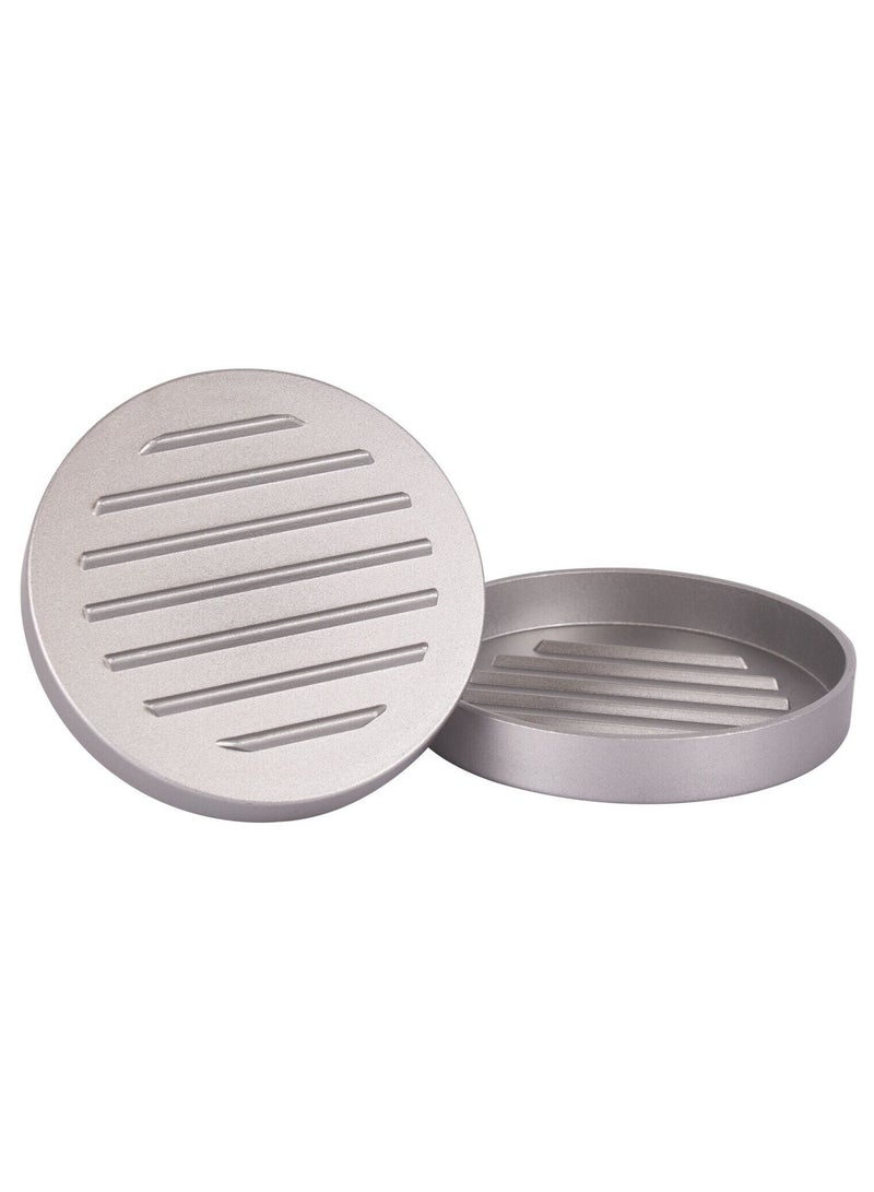 Tefal Burger Press W875 Tefal Hamburger Patty Maker For Stuffed Burgers Aluminum Quality Kitchen Accessories Silver - Image 2