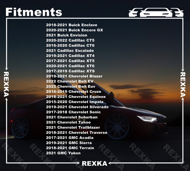 Rexka 30pcs Fender Flare Rocker Panel Moulding Clip 11547581 for GM Chevrolet Buick Cadillac GMC CT6 XT5 XTS Cruze Equinox Impala Silverado Traverse Acadia Terrain Canyon Sierra Wheel Flare Clips - Image 4