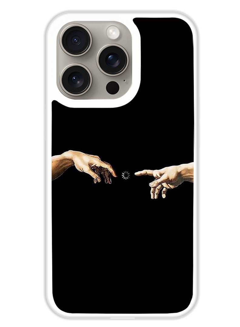 Theodor Protective Case Cover For APPLE IPHONE 15 Pro Loading (White Bumper) - Image 1