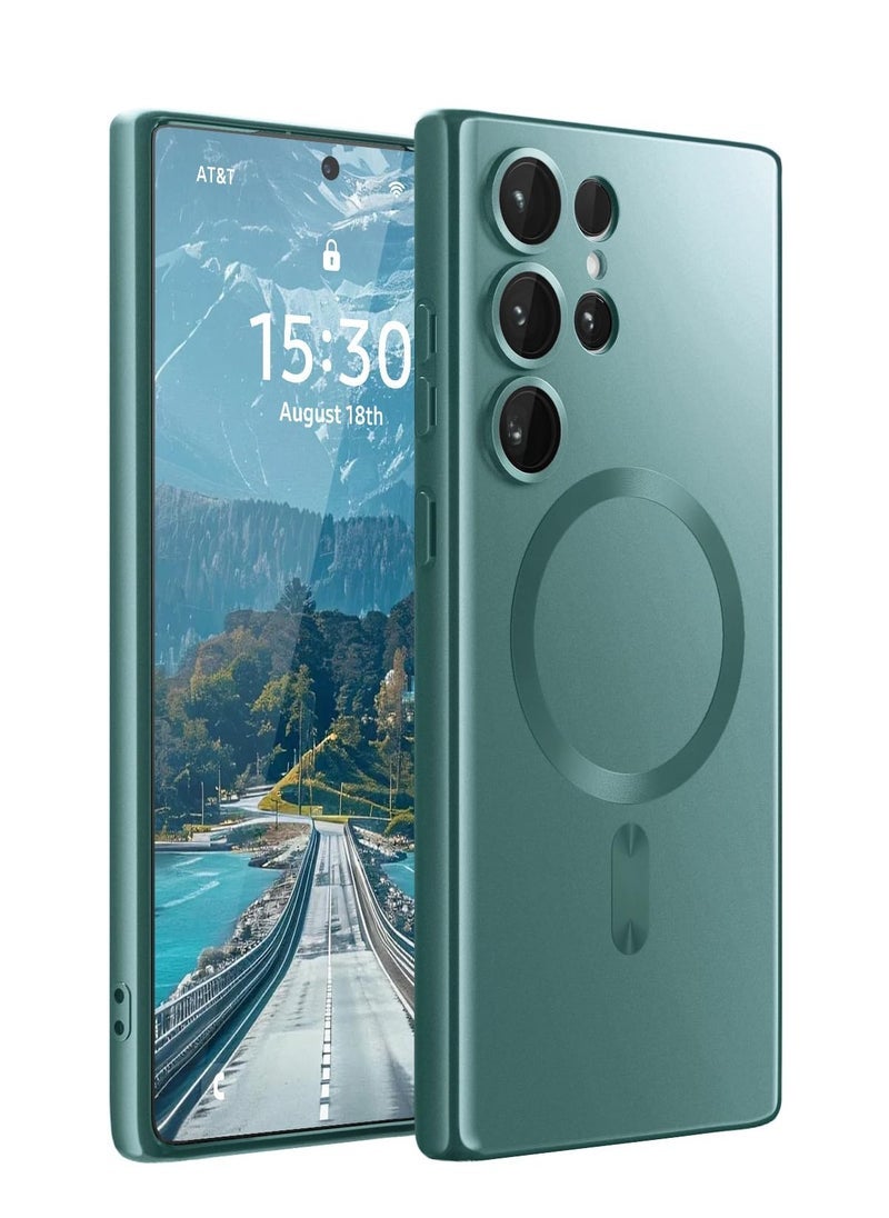 ELTRAZONE Samsung Galaxy S24 Ultra Magnetic Case Cover – Slim Thin Shockproof Protective Case Compatible with Wireless Charging | Lightweight Magnetic Back Cover for Samsung Galaxy S24 Ultra 6.8-Inch | Anti-Scratch & Drop Resistant - Image 1